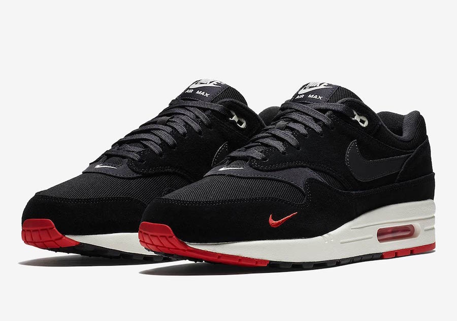 Nike Air Max Premium Black Oil Grey University Red